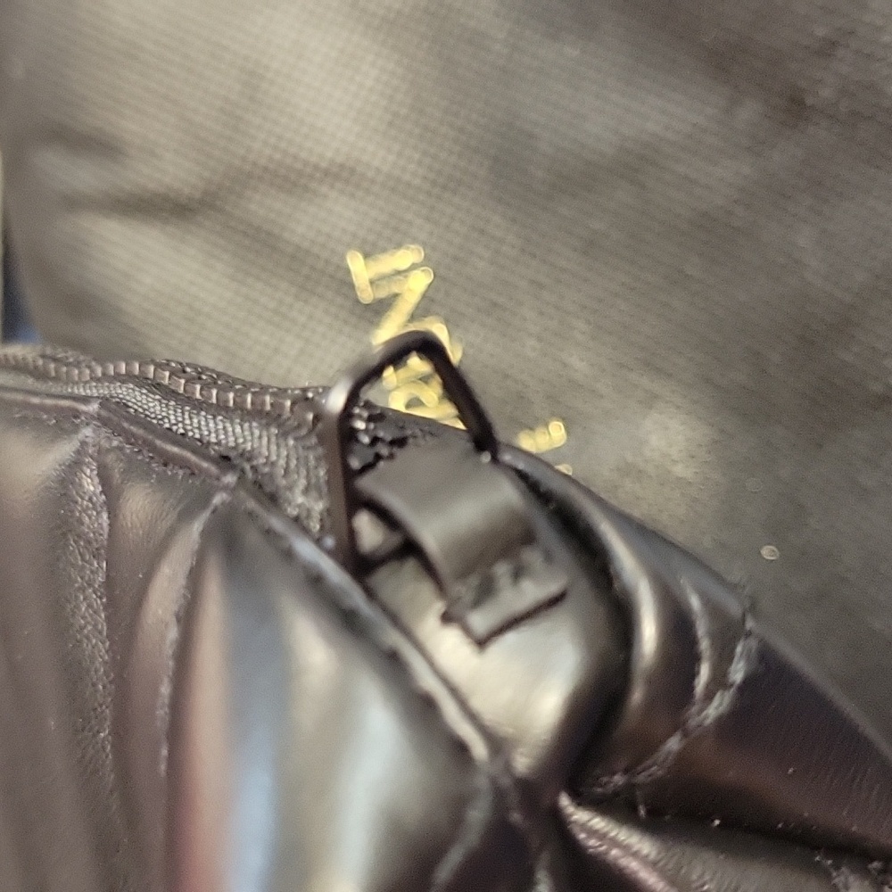 Yves Saint Laurent Black Pouch Bag 8x5 New In Dust Bag - Picture 10 of 12